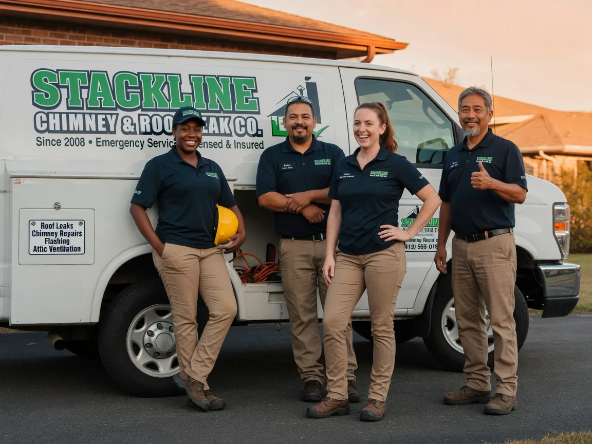 Chimney flashing repair company in Noble, OK
